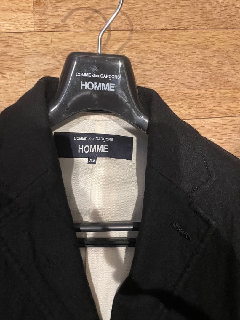 25aw コムデギャルソンオム　ウール縮絨　ジャケット　XS