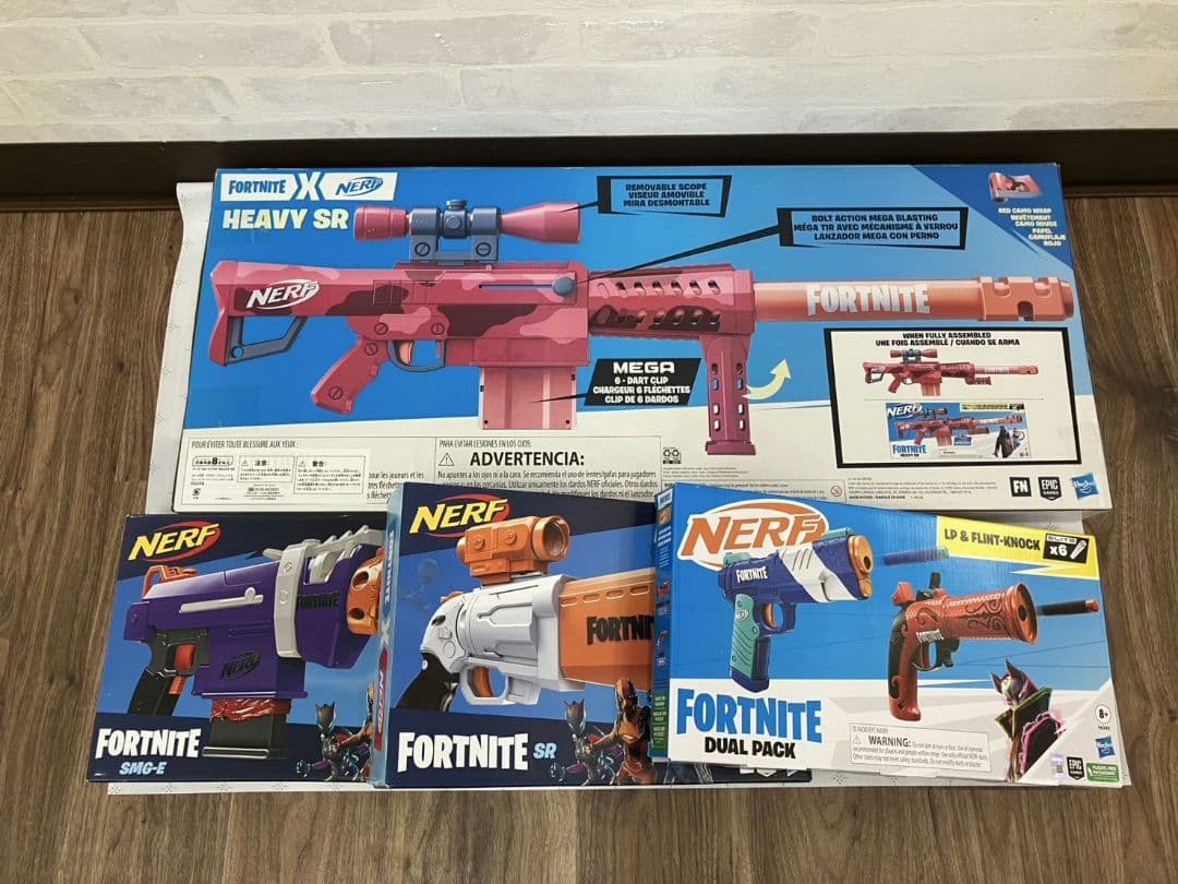 【NERF　FORTNITE】トイガン　未使用品　４点セット