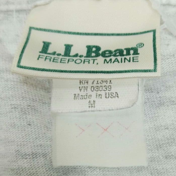 希少　L.L.Bean ヴィンテージTシャツ M　グレー USA製　US古着