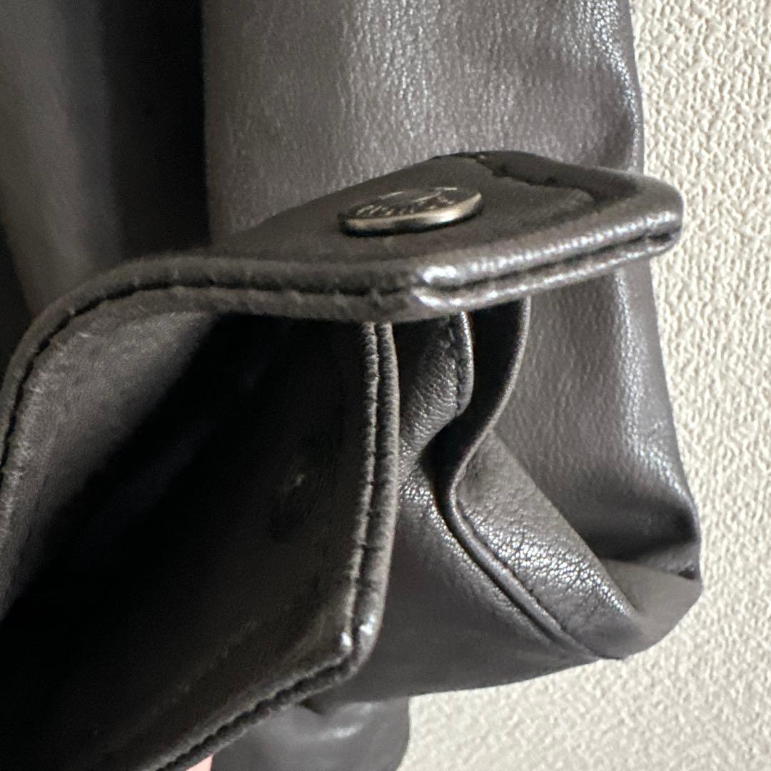 最終値下❗️即日発送‼️ 美品　schott シングルライダースジャケット XL