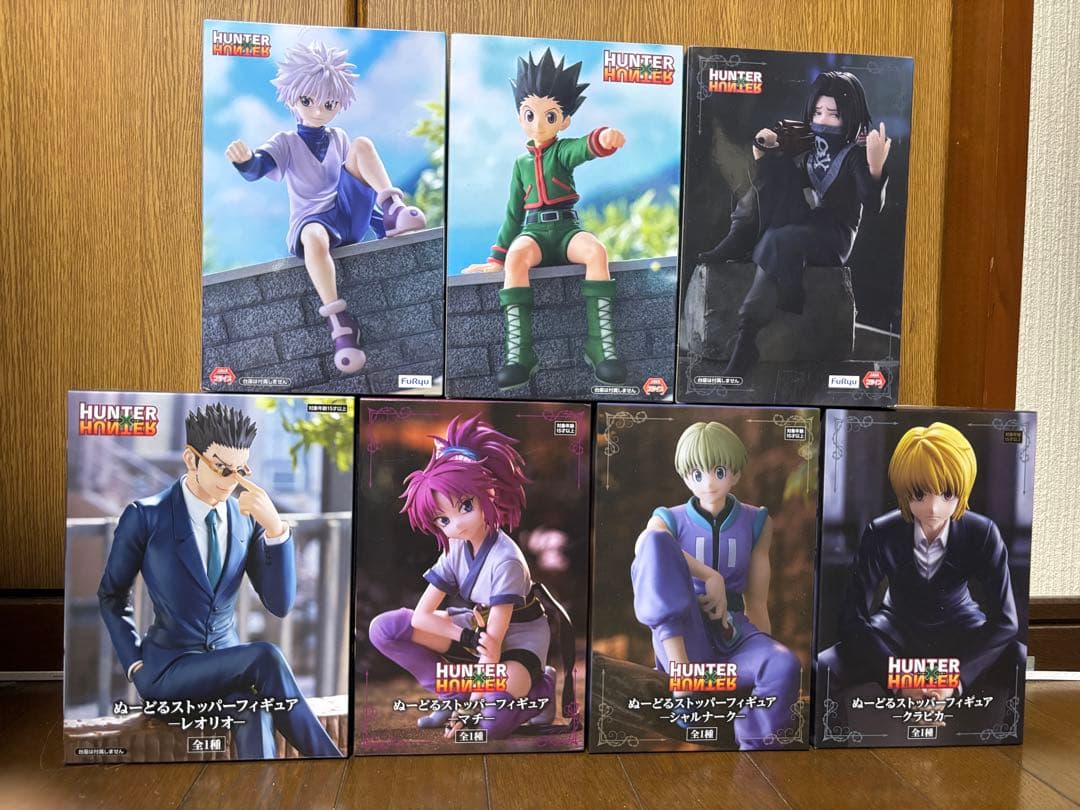 【新品未開封】HUNTER×HUNTER ぬーどるストッパー フィギュア 7種