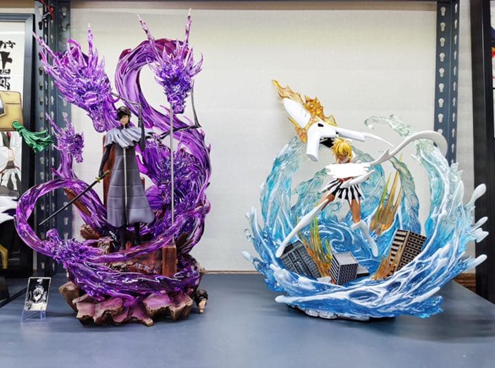 BLEACH 黒衣少年図 藍染惣右介 ガレージキット ガレキ スタチュー①⑧