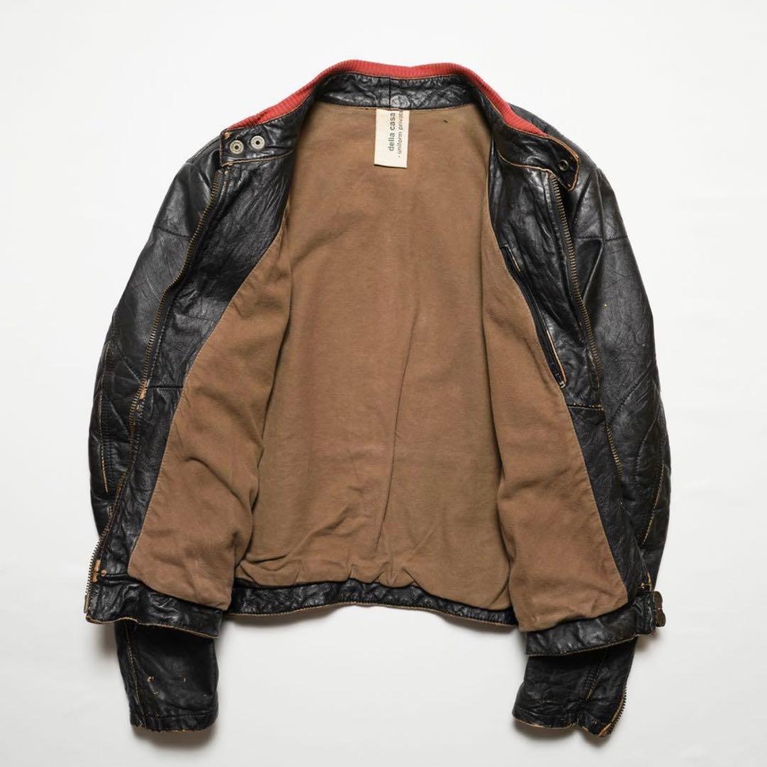 【つむじ【 】さん専用】della casa シングルライダースジャケット