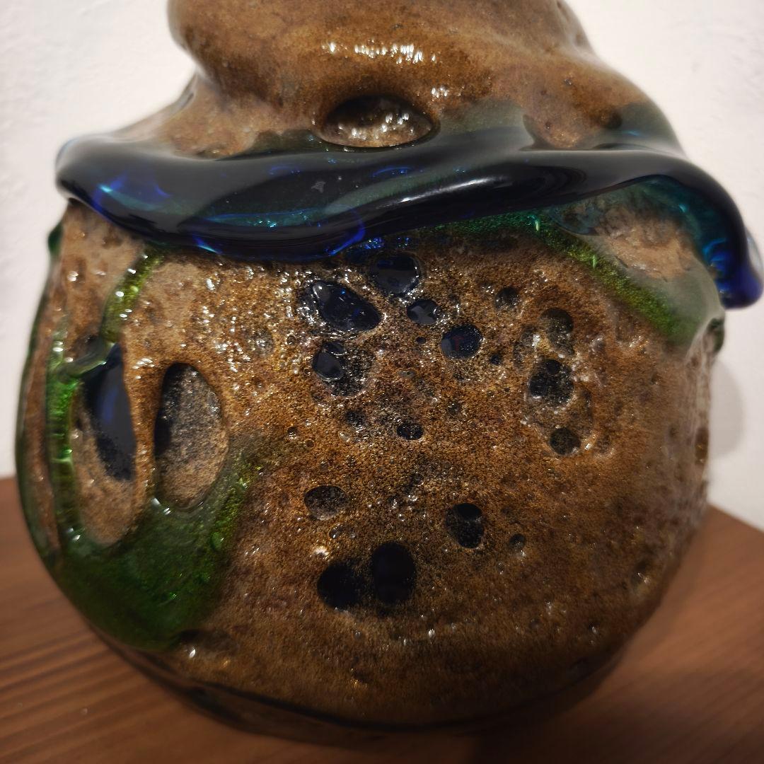 値下げ対応専用品　現代の名工　稲嶺盛吉　琉球ガラス 花瓶