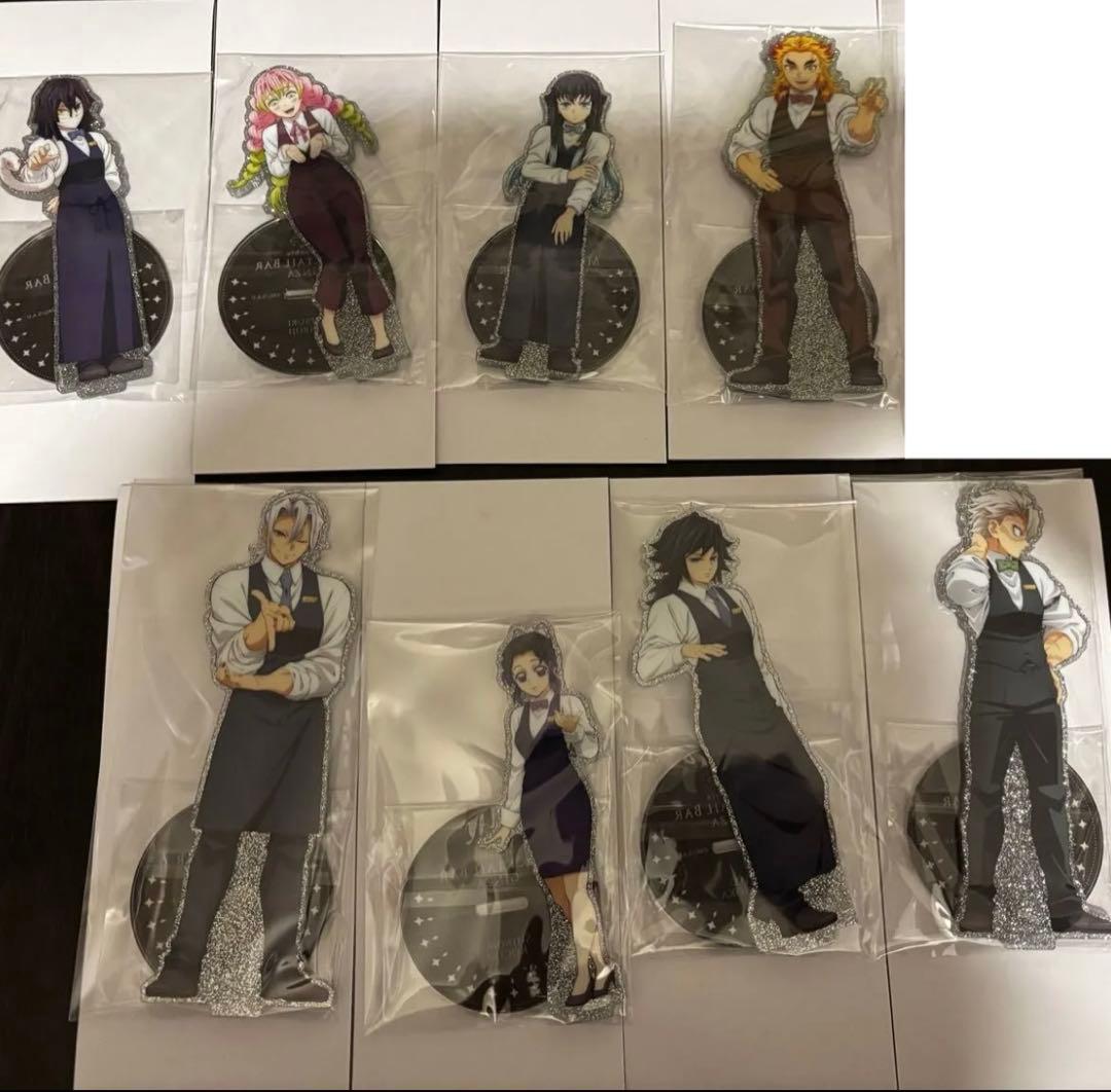 鬼滅の刃 モクテル 両面アクリルスタンド　セミコンプリート　8種セット　行冥無し