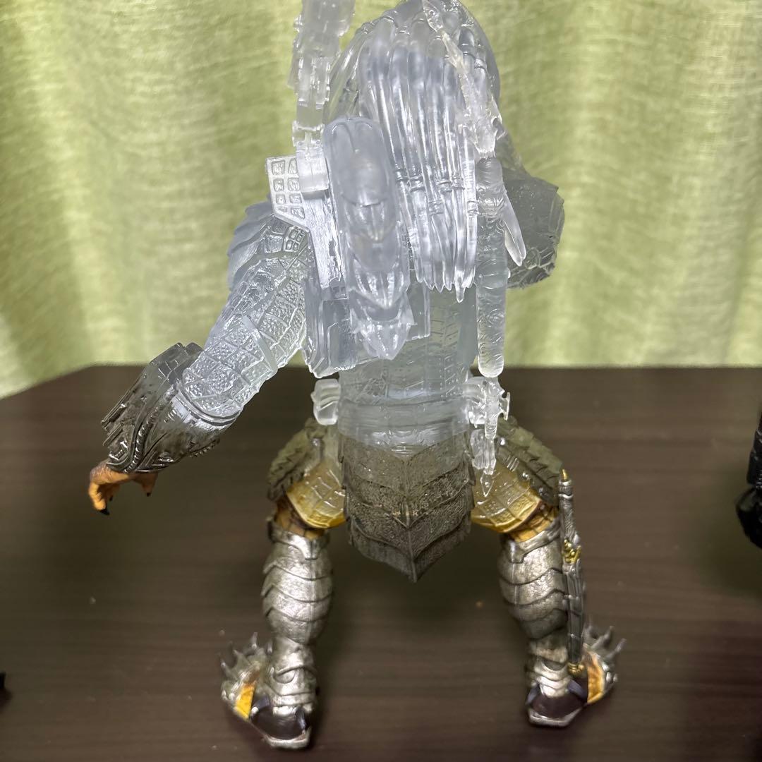 3体セット　AVP プレデター リアル フィギュア クリア　ブラック