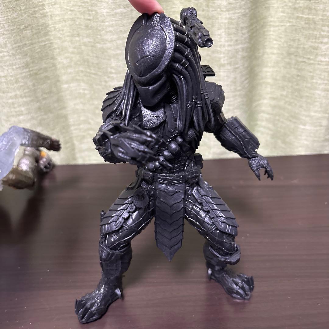 3体セット　AVP プレデター リアル フィギュア クリア　ブラック
