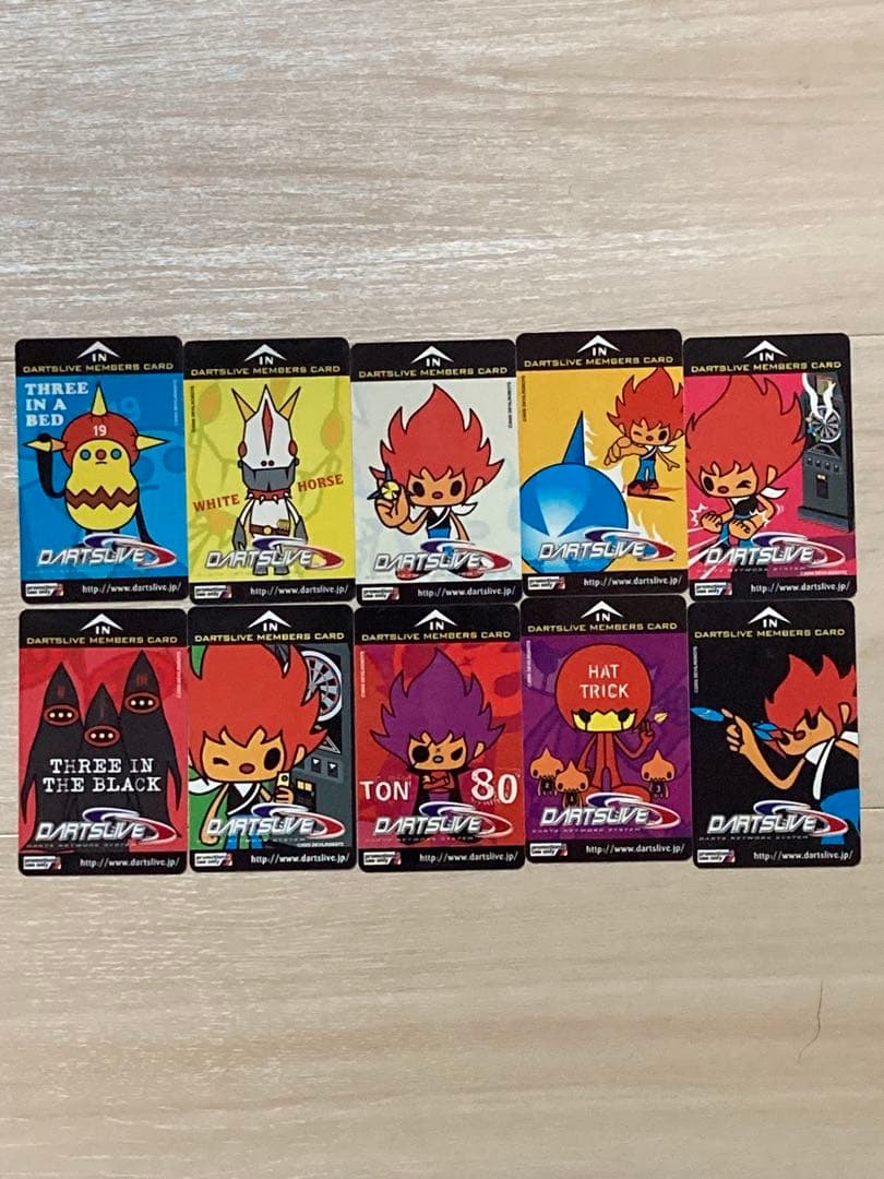 レアダーツライブカード10枚セット