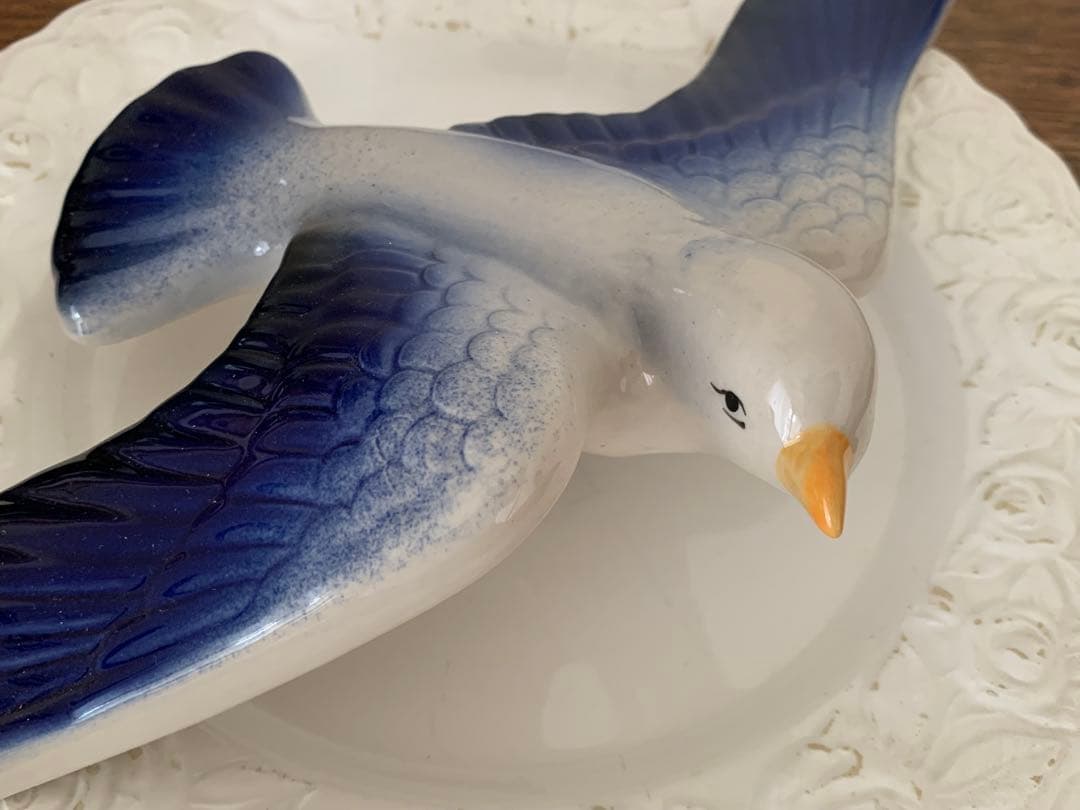 フランス　蚤の市　鳥　壁掛け　オーナメント　ブロカント