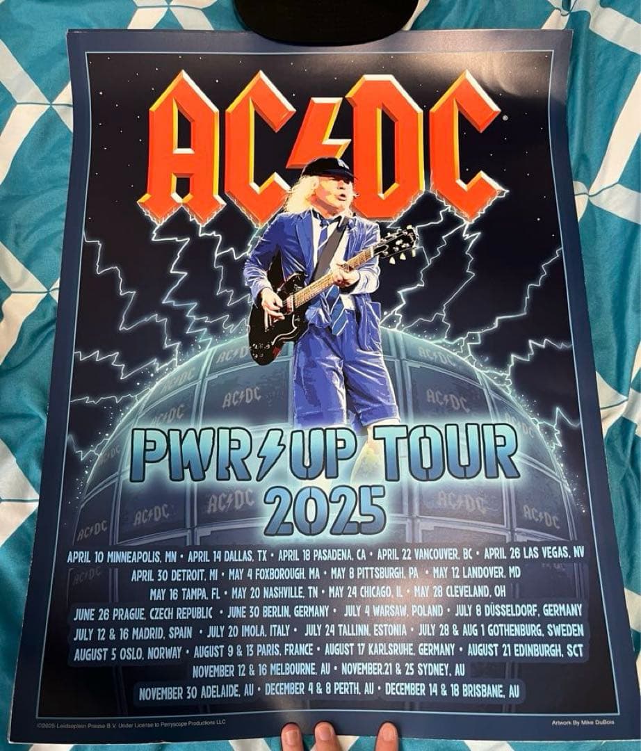 ACDC ツアー限定リトグラフ