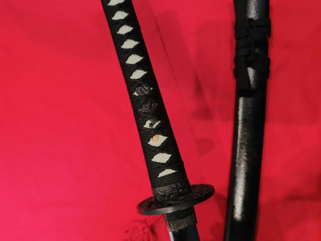 模造刀 雲龍図 拵 日本刀 一作仕立 龍 刀装具 模擬刀 72cm 乱れ刃