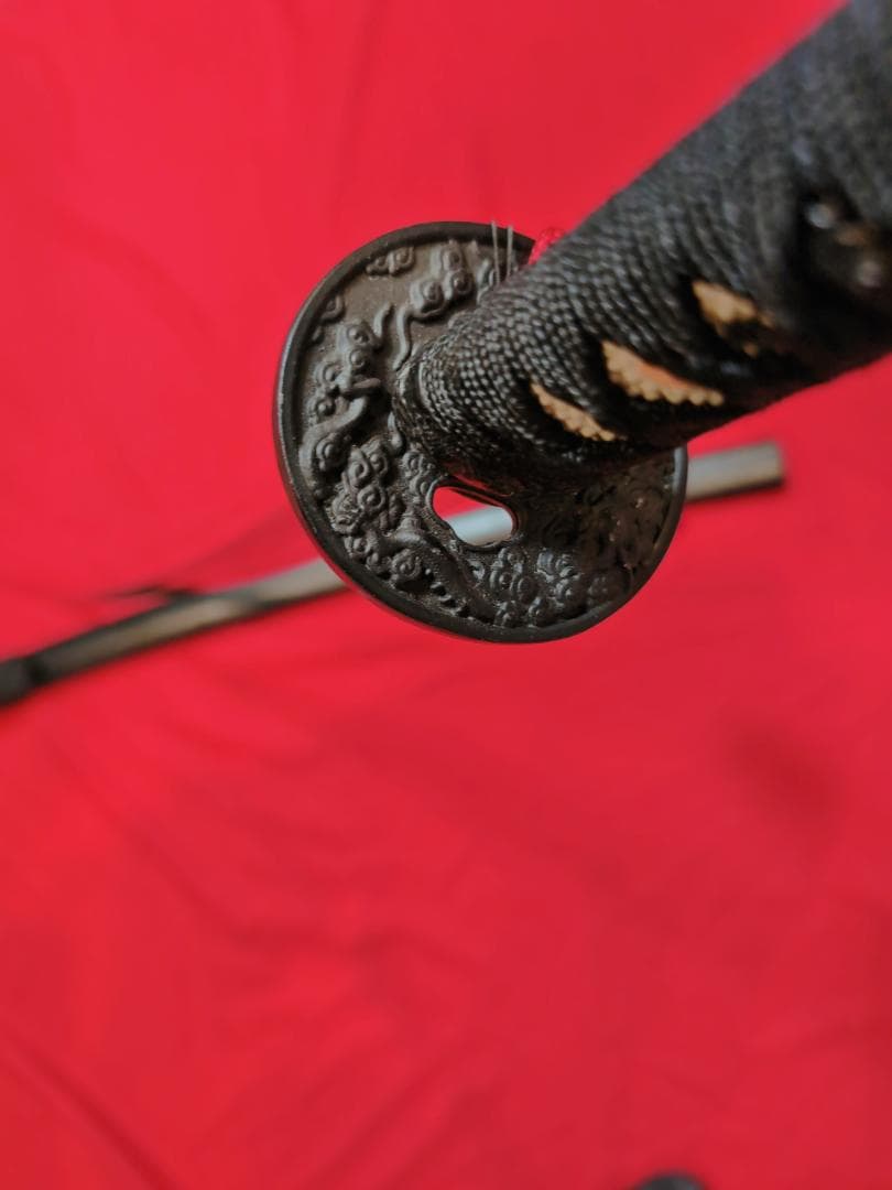 模造刀 雲龍図 拵 日本刀 一作仕立 龍 刀装具 模擬刀 72cm 乱れ刃