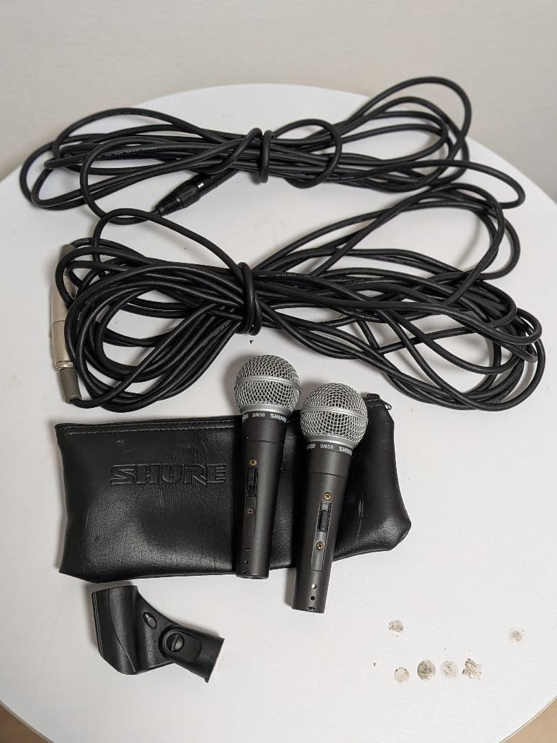 SHURE SM58 ダイナミックマイク 2本セット