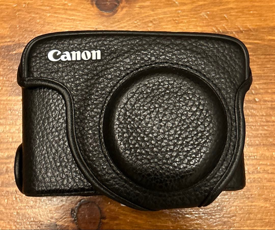 Canon PowerShot G7 純正レザーケース付