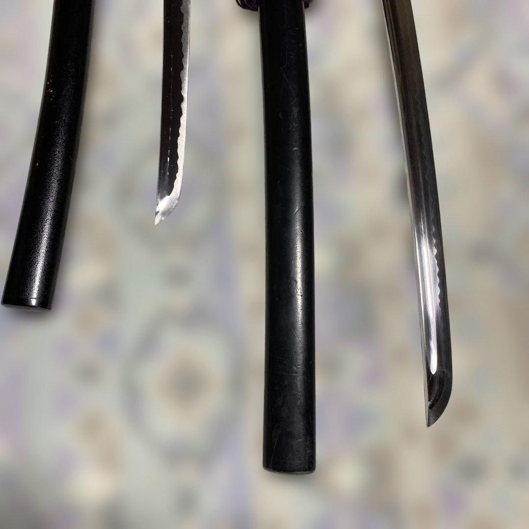 居合大刀(刀袋付)と脇差模造刀