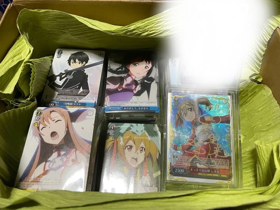 ヴァイスシュヴァルツ ユイ・シリカSSPサイン　ソードアートオンライン　引退品