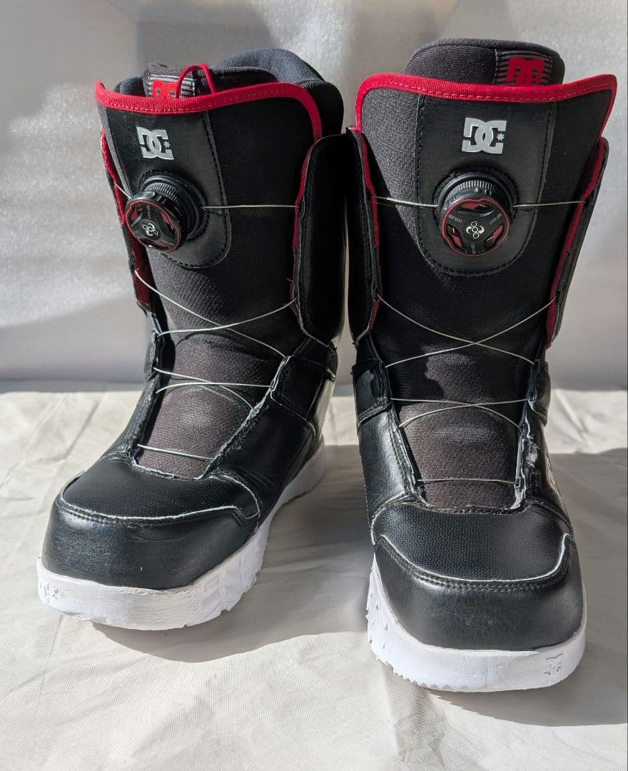 DC SCOUT 26.5cm BOA スノーボードブーツ ブラック/レッド