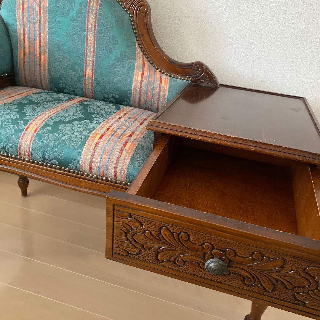 マーガレット　アンティークテレフォンチェアー　ヴィンテージ　イタリア製