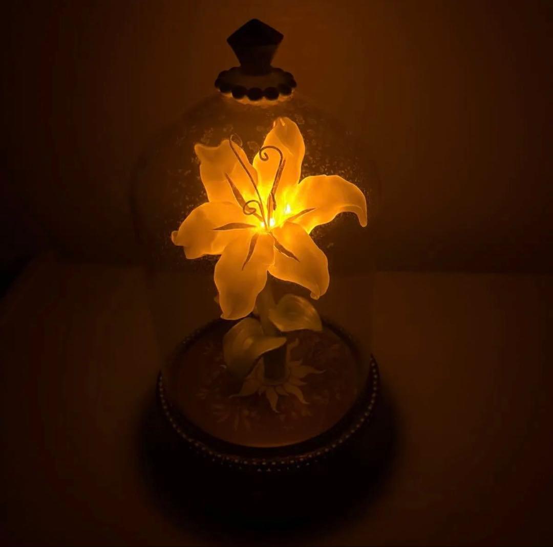 ディズニー ラプンツェル　 魔法の花　LEDライト　ディズニーストア