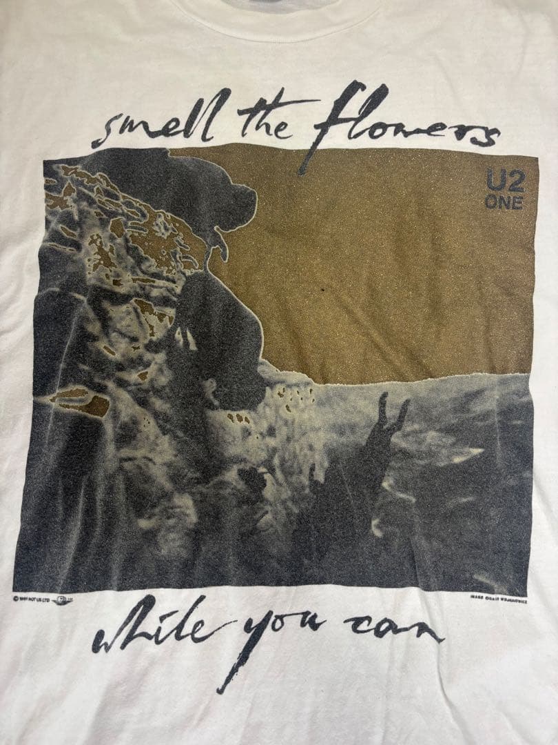 【U2】OneツアーTシャツ Hanes Beefy USA製 XLサイズ90s