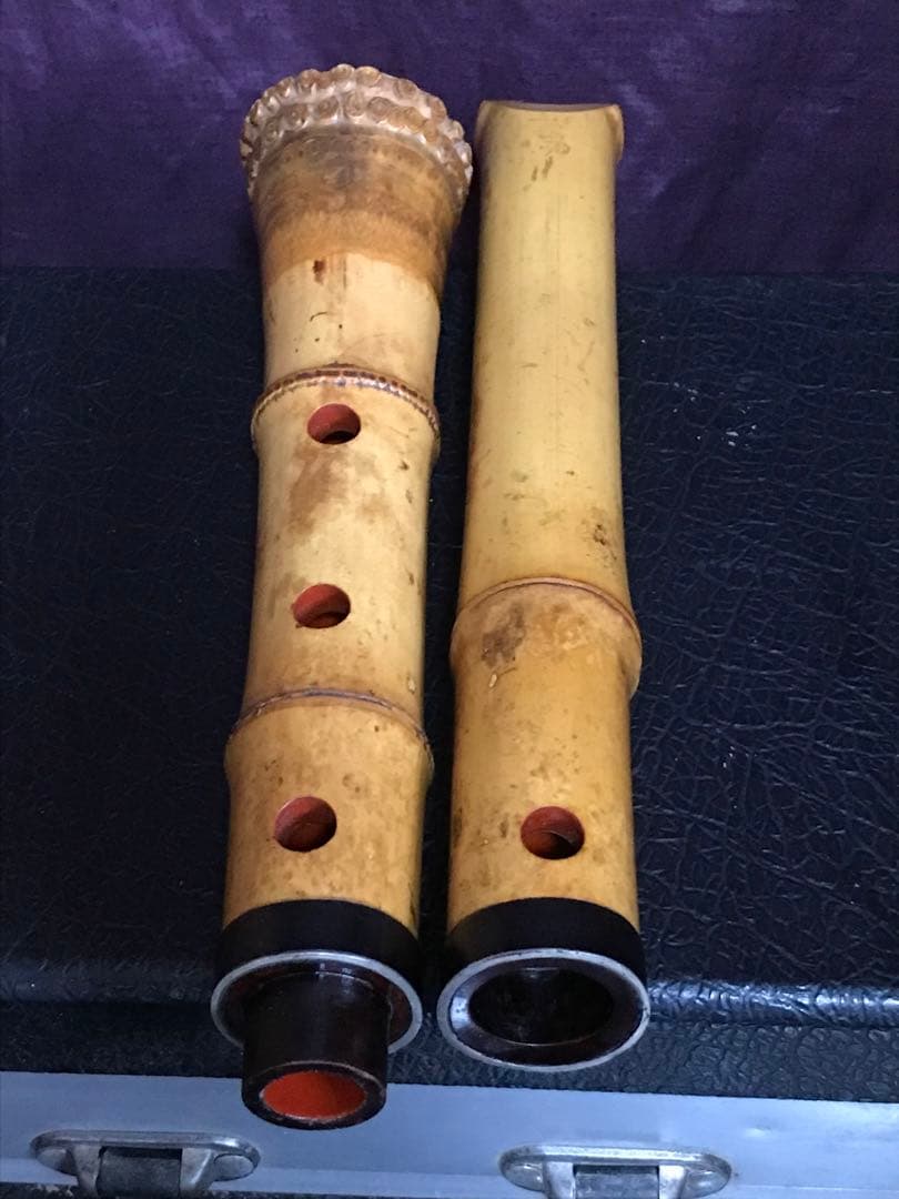 ⭐️ 尺八　都山流 皇山　國華銘　約48.3センチ