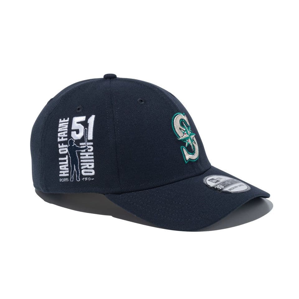 ニューエラキャップ 39THIRTY イチローHALL OF FAMEモデル