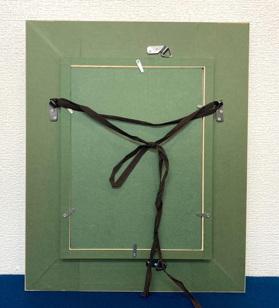 安井曾太郎／文化勲章受章「夕日に海」油彩 額装 絵画