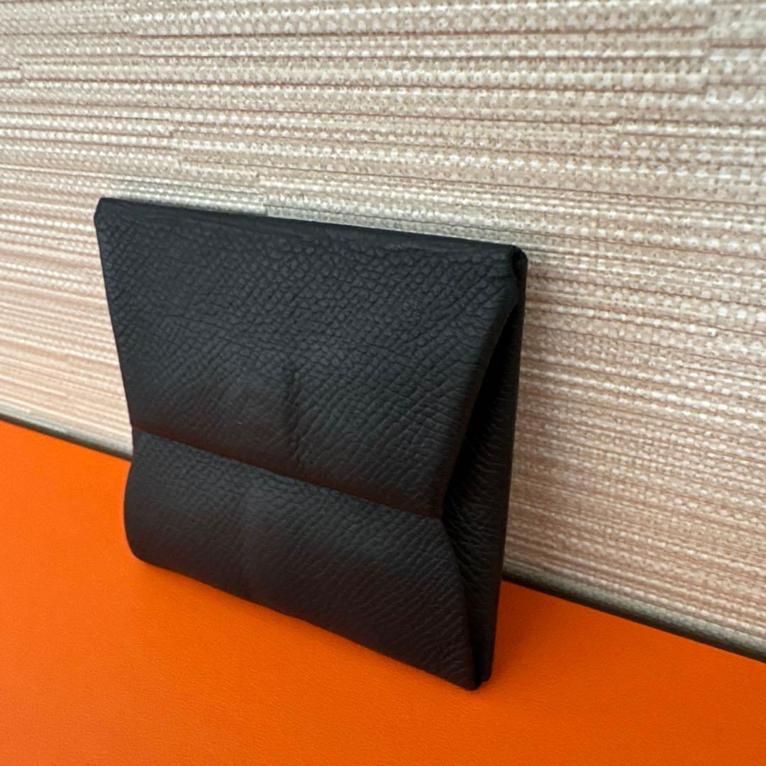 ‼️‼️‼️HERMES バスティア　ノアール‼️‼️‼️ブラック　レザー　ケース