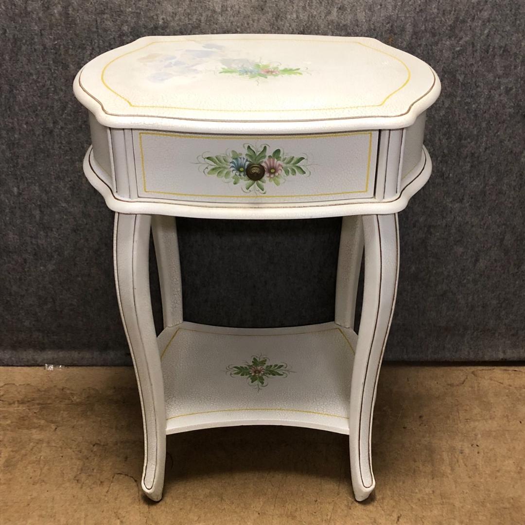 アンティーク調　ネコ脚テーブル　サイドテーブル