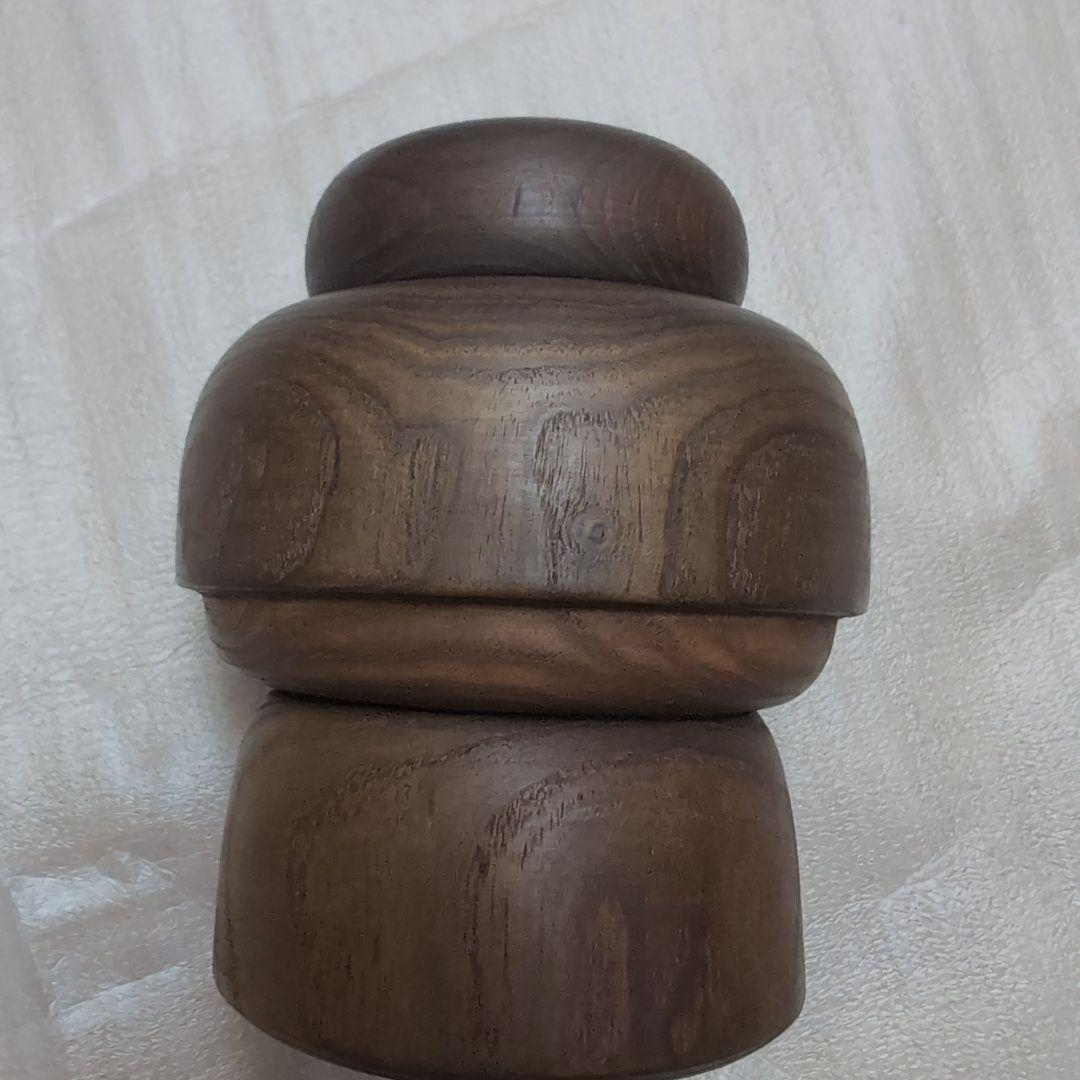 三平こけし　13センチ風人形 茶色と赤