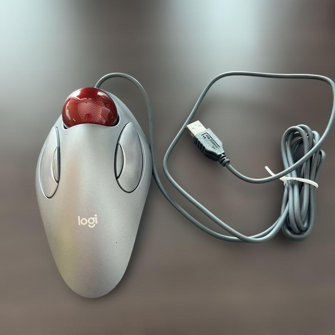 Logitech T-BC21トラックボール グレー 生産完了品