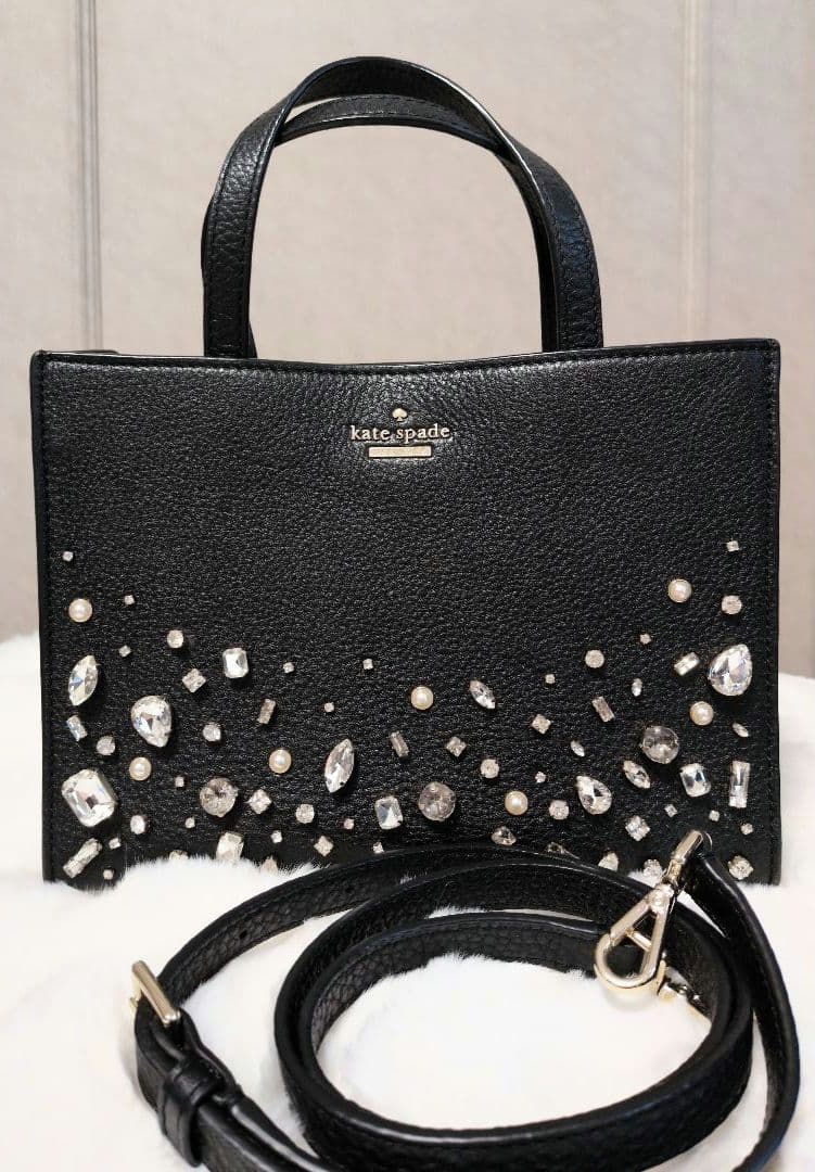 ピンクローズ様【kate spade new york】キラキラビジューバッグ☆