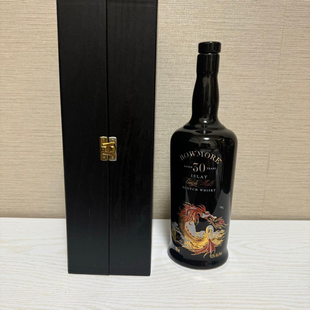 【Bowmore】【ボウモア】 30年セラミックドラゴンボトル 空き瓶 空き箱