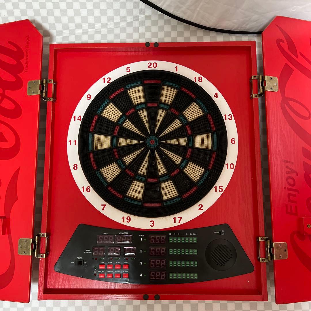 Coca-Cola コカ・コーラ 電子ダーツボード フルセット 美品