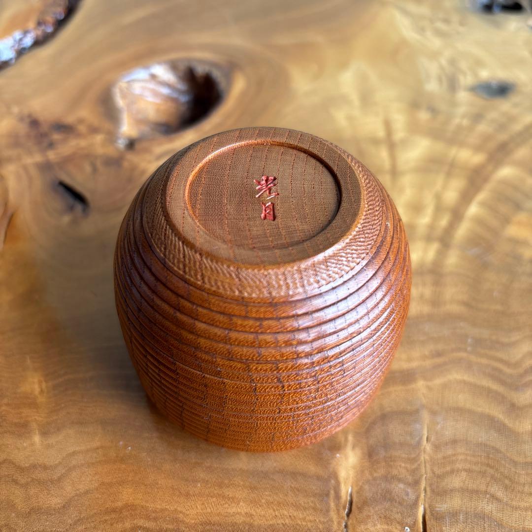 【1層1層動く】浮月挽 千筋棗 田中光月造 年輪百年以上の欅 茶道具 共箱