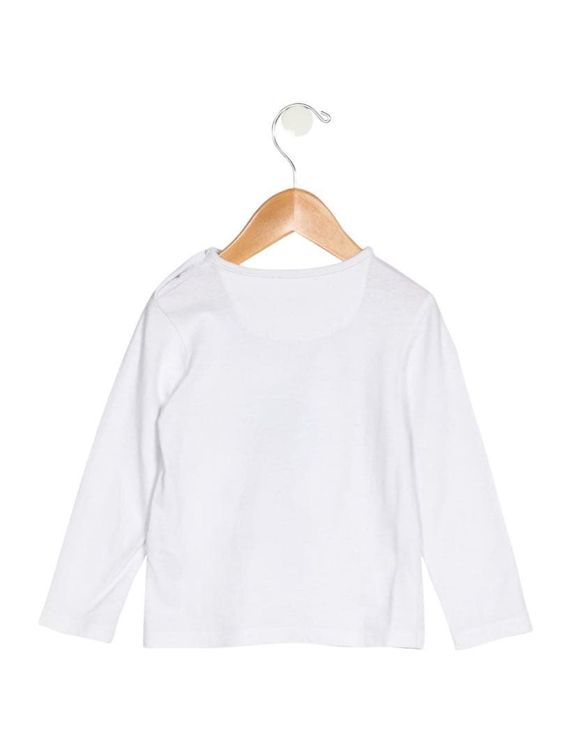 ラスト１【新品】BURBERRY トーマスベア 長袖 Tシャツ 白 ２才 ロンT