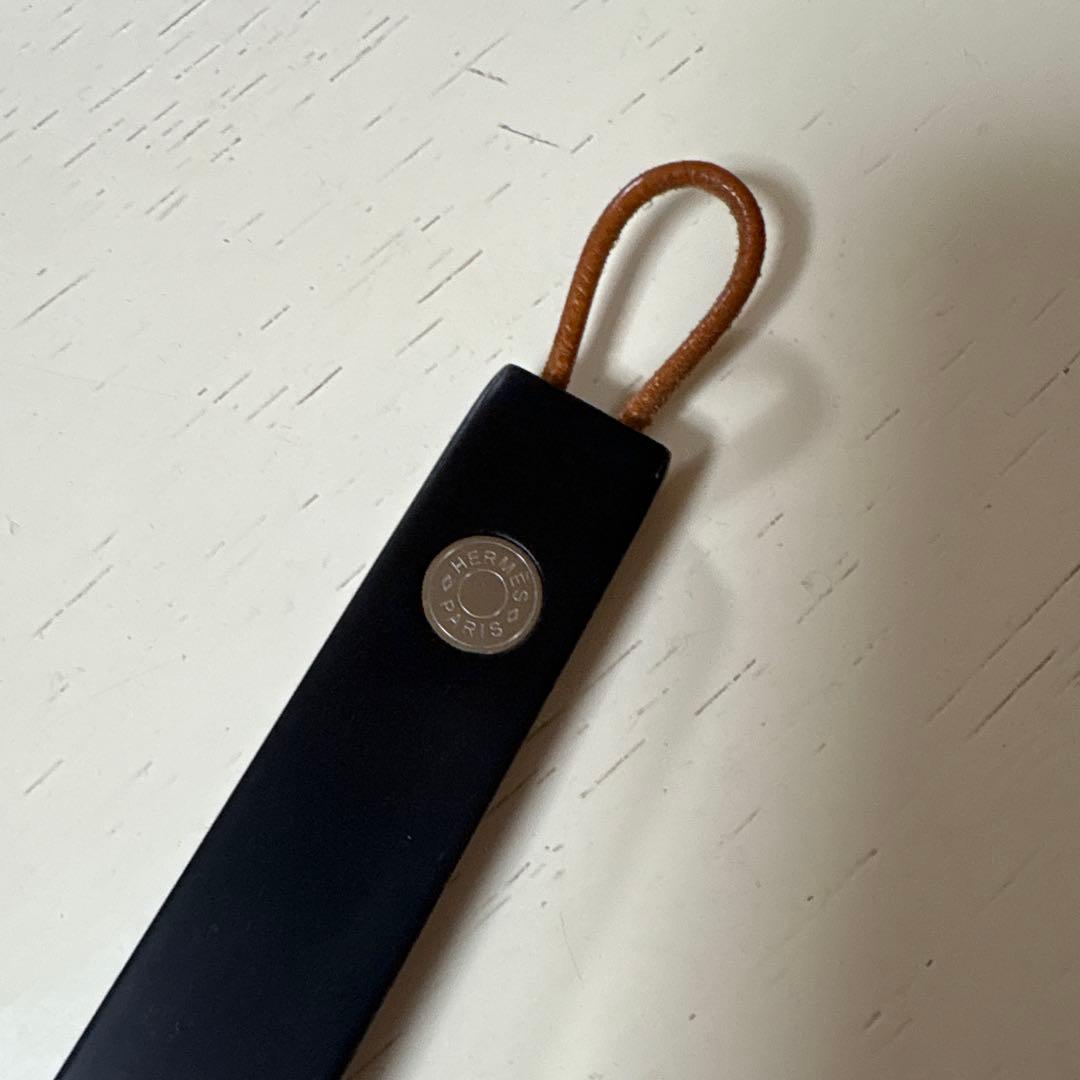 HERMES 黒 靴べら 専用ケース付き