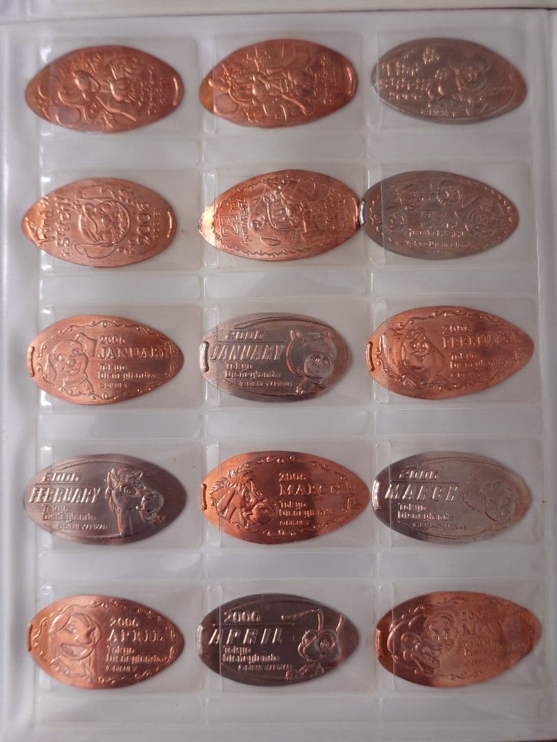 ディズニースーベニアメダル 217枚