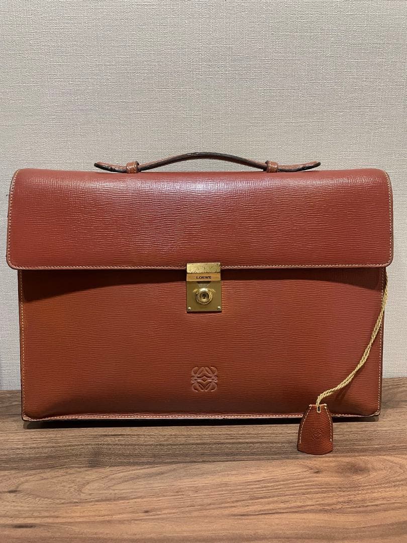 ロエベブラウン ビジネスバッグ