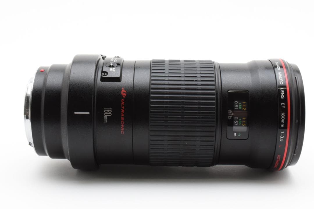 レンズ(ズーム) #287 Canon macro LENS EF 180mm 1:3.5 L