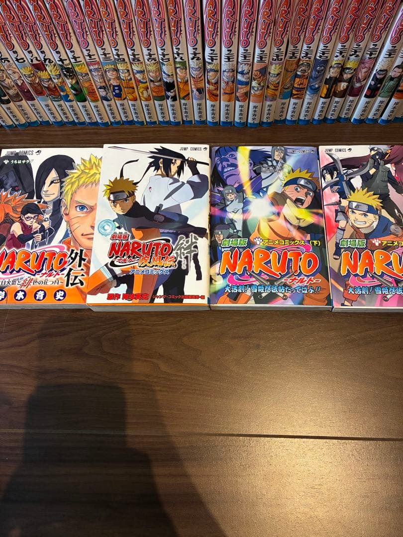 ナルト全巻セット　劇場版アニメ、外伝付き