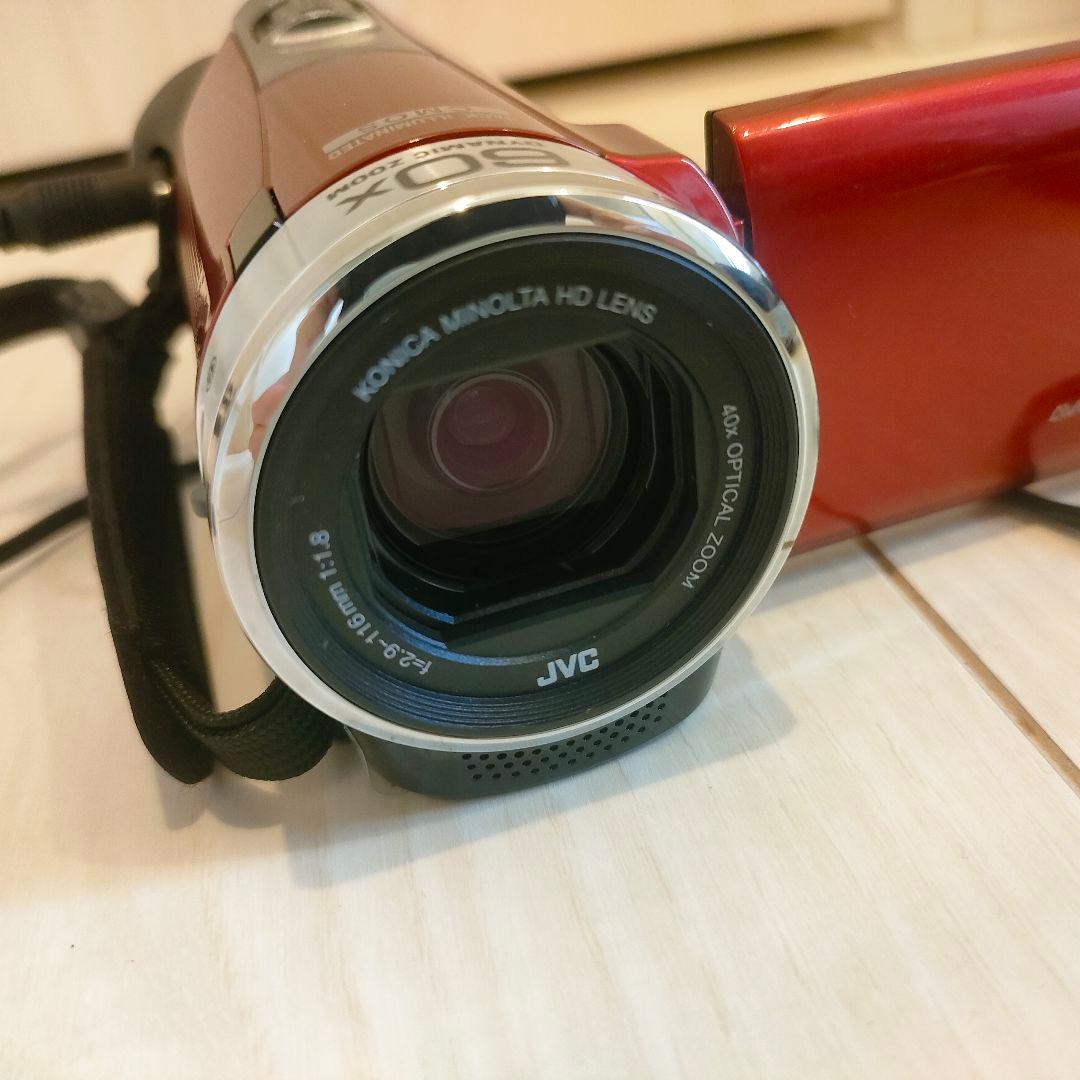 【美品】JVC Everio GZ-HM199 レッド