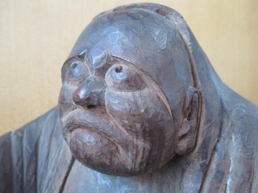 木彫　達磨像　時代物　禅　102