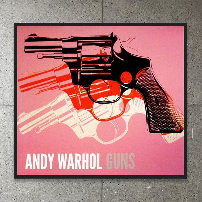 額装品/Gun c 1981-82/アンディ ウォーホル/ポスター/インテリア