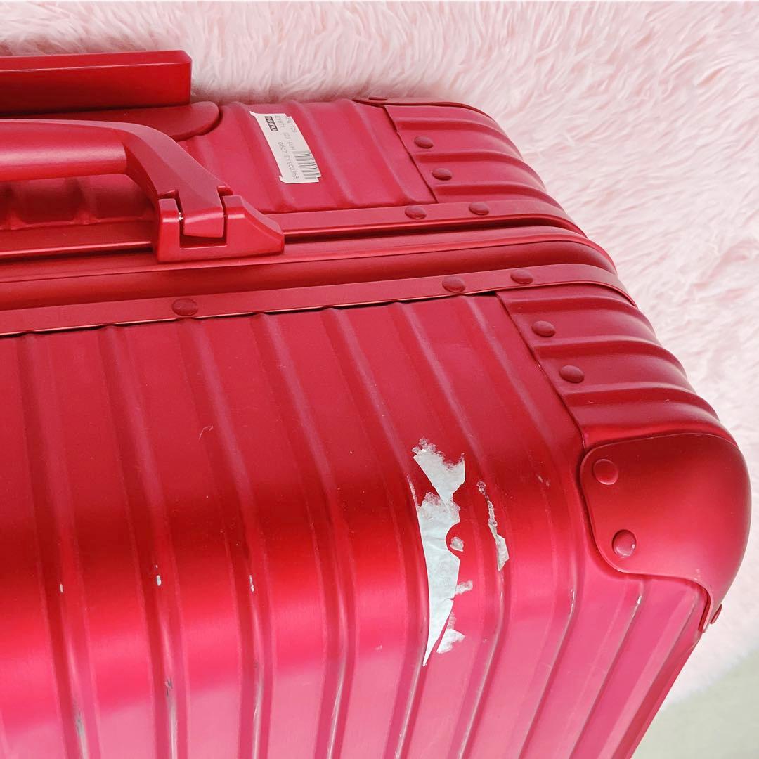 supreme RIMOWA コラボ キャリーケース 82L レッド