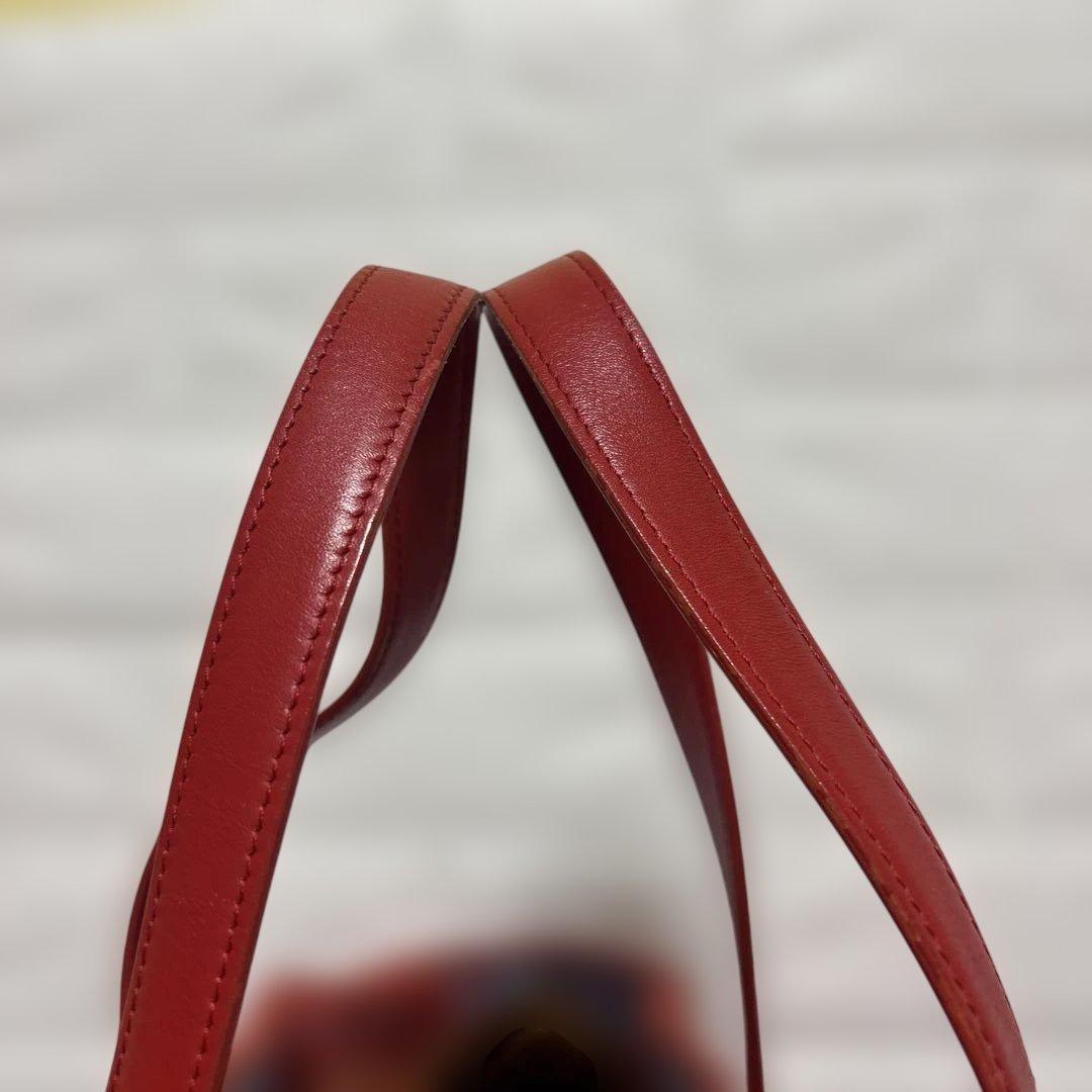 【証明書付き】 CHANEL トートバッグ ニュートラベルライントート レッド