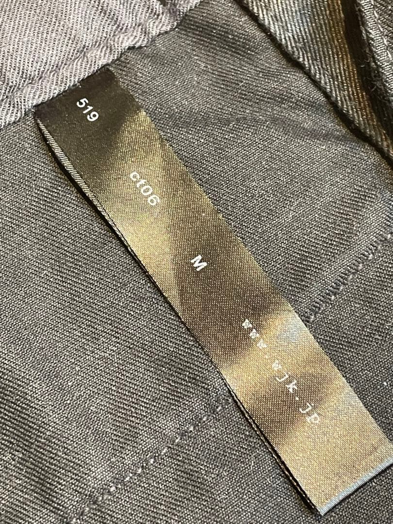 美品！wjk ダブルジェイケイ　バナナカーブ　チノパン　ブラック　M