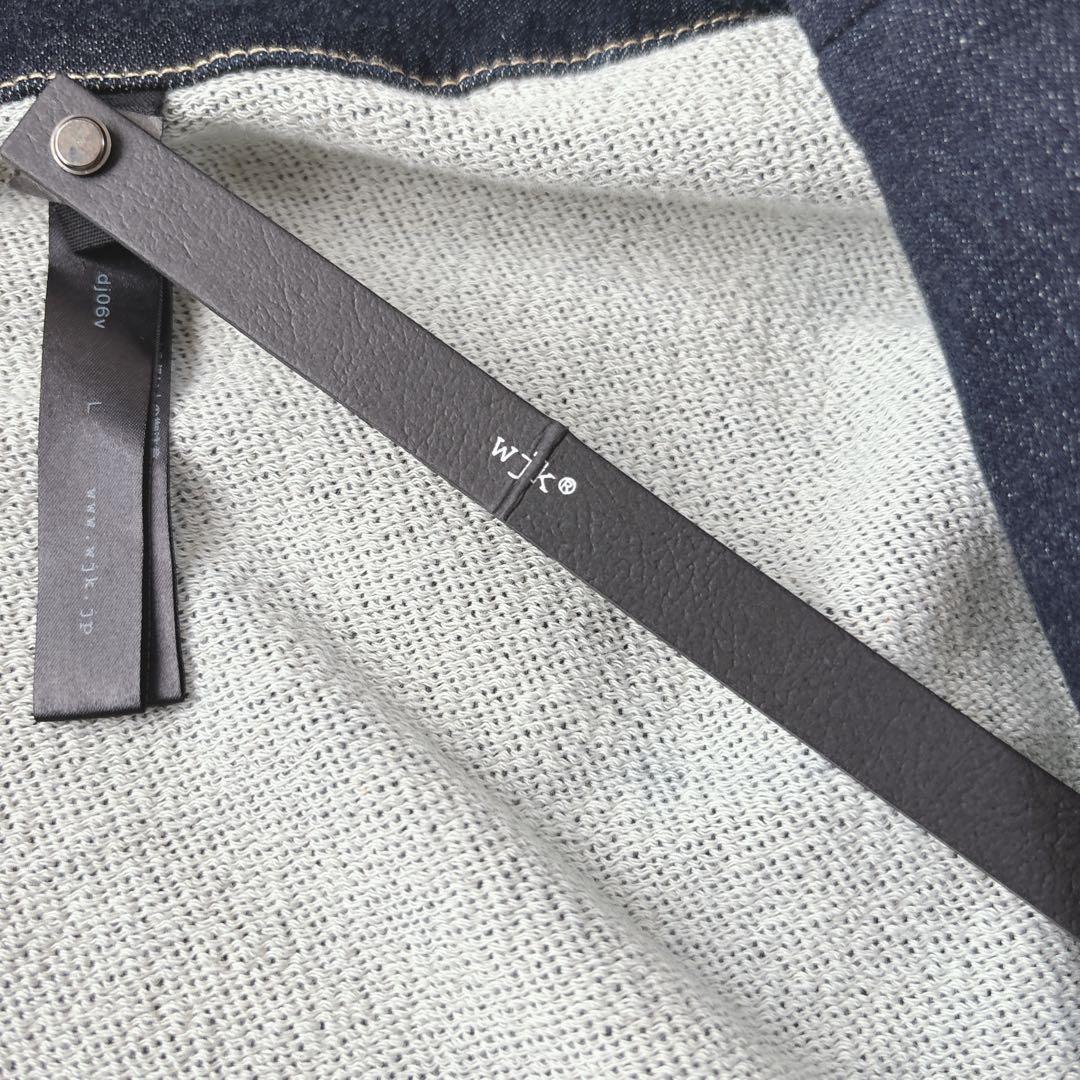 【未使用タグ付き】WJK デニム　パーカー　フーディ　大きめサイズ