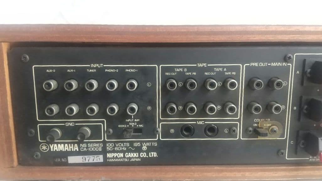 YAMAHA アンプ CA-1000Ⅱ ジャンク7621