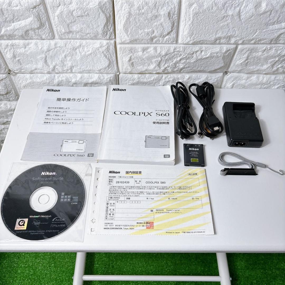 Nikon ニコン COOLPIX S60 ピンク コンパクトデジタルカメラ人気